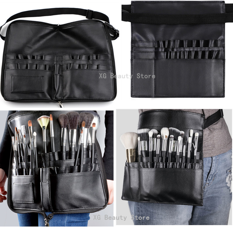 Saddle Bag Leather - Two Style PU Leather Makeup Brush