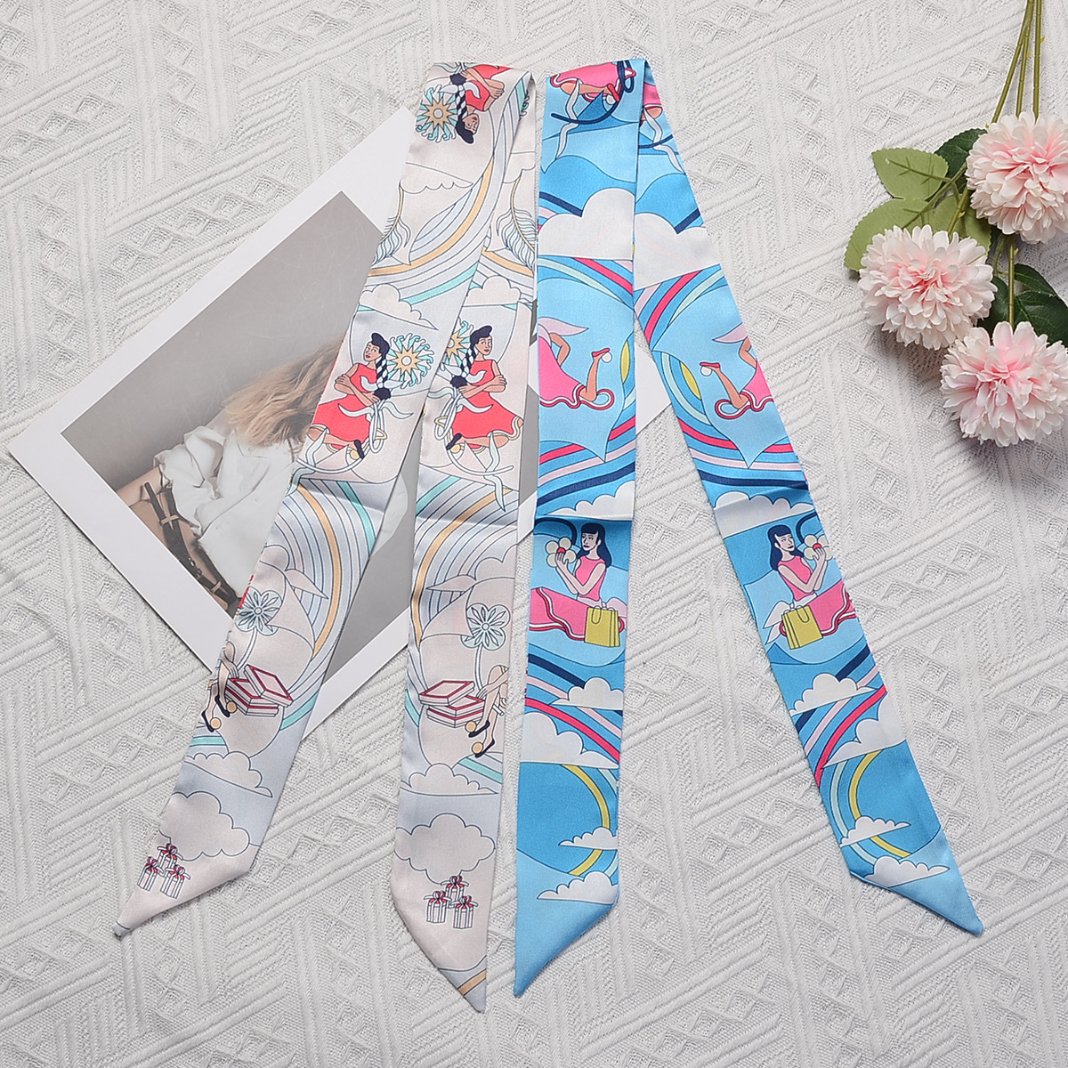 Women Bags Online - Women Hair Scarf 2024 New Brand