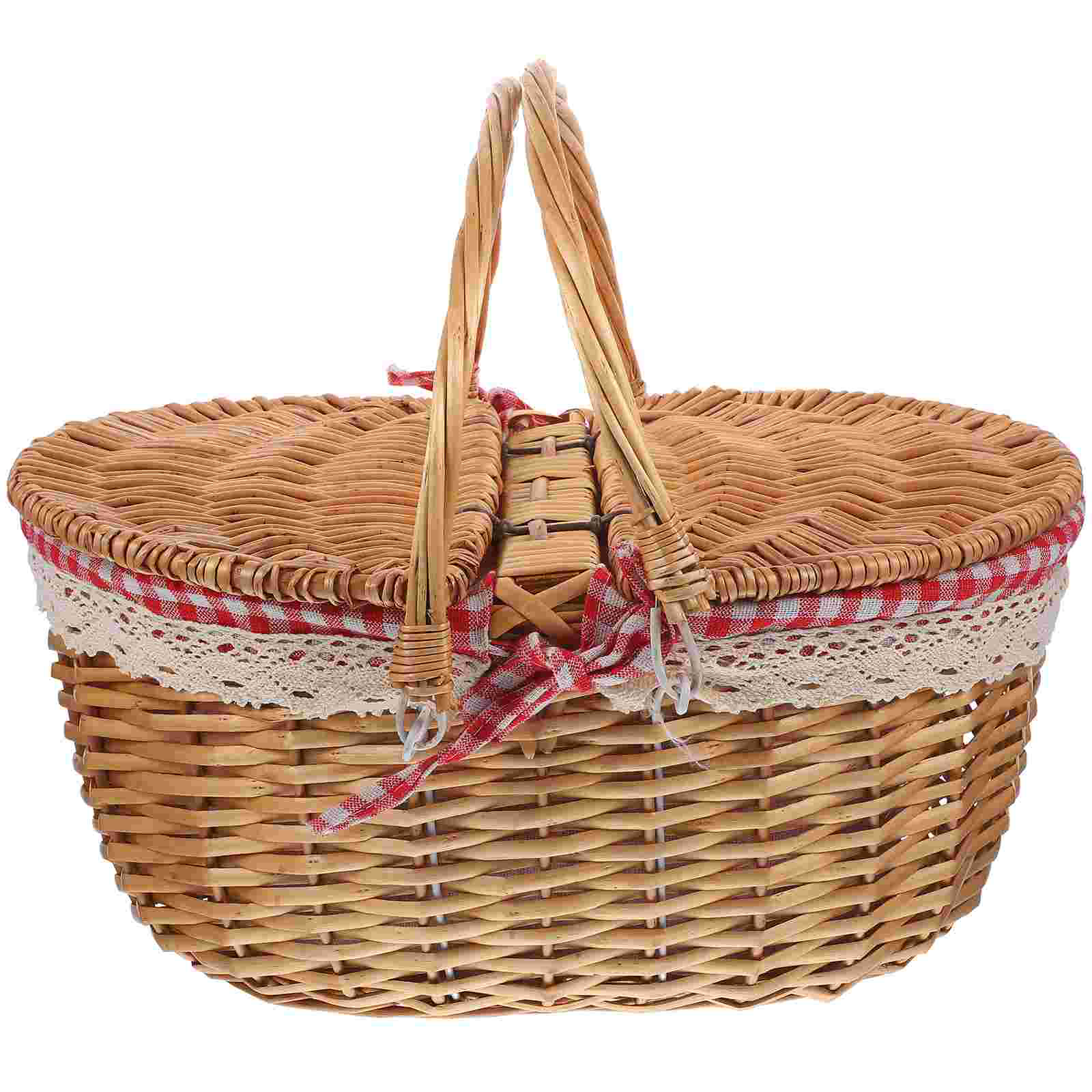 Basket Bag Wicker - Rattan Picnic Basket Wicker Baskets Bulk