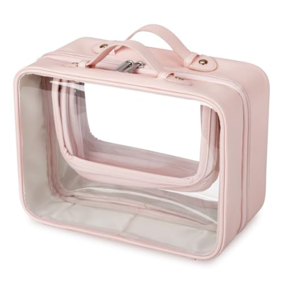 Women Bags For Women - TSA Approved Toiletry Bag, Clear Makeup