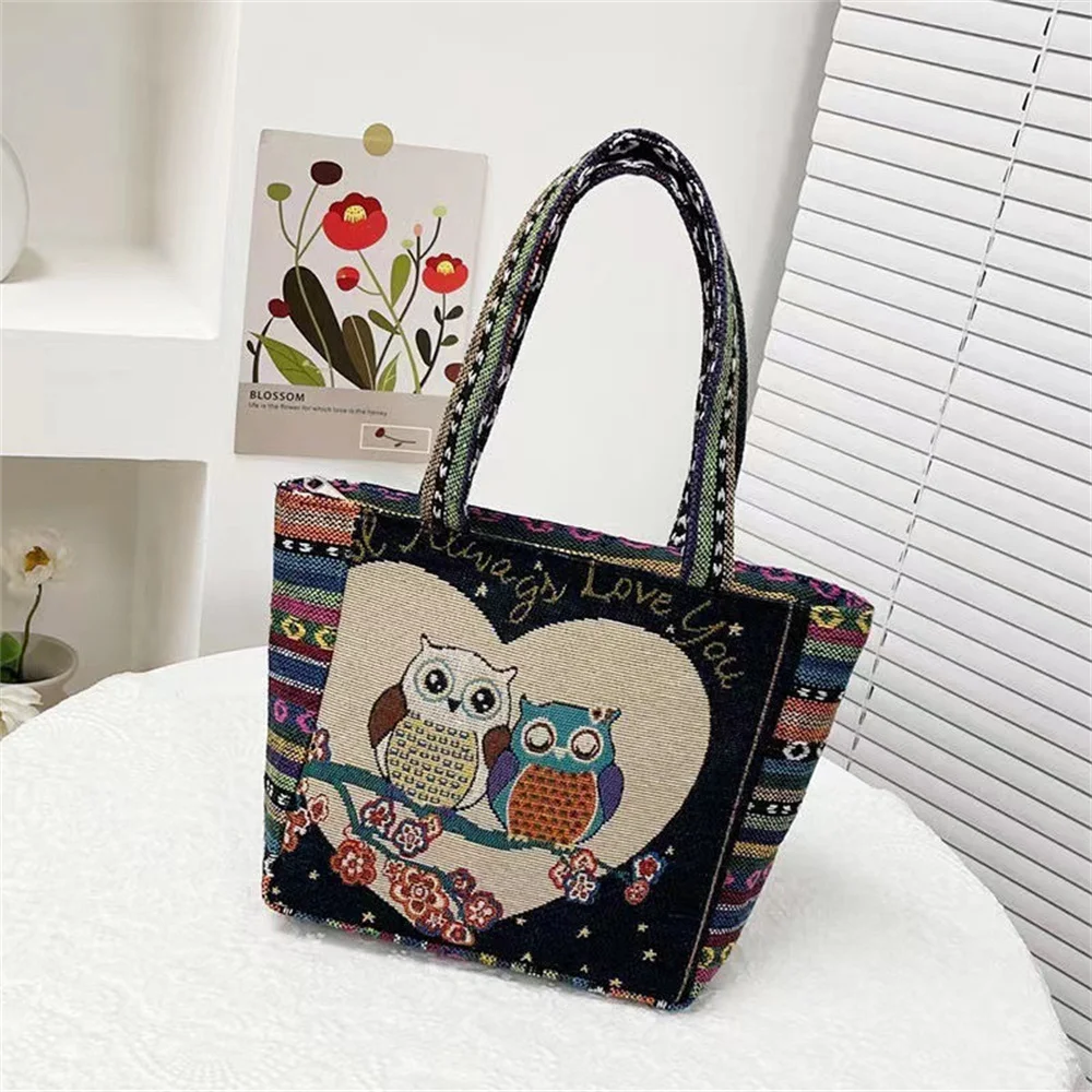 Linen Embroidered Canvas Bag N – Women Bags Malaysia recenzja i cena