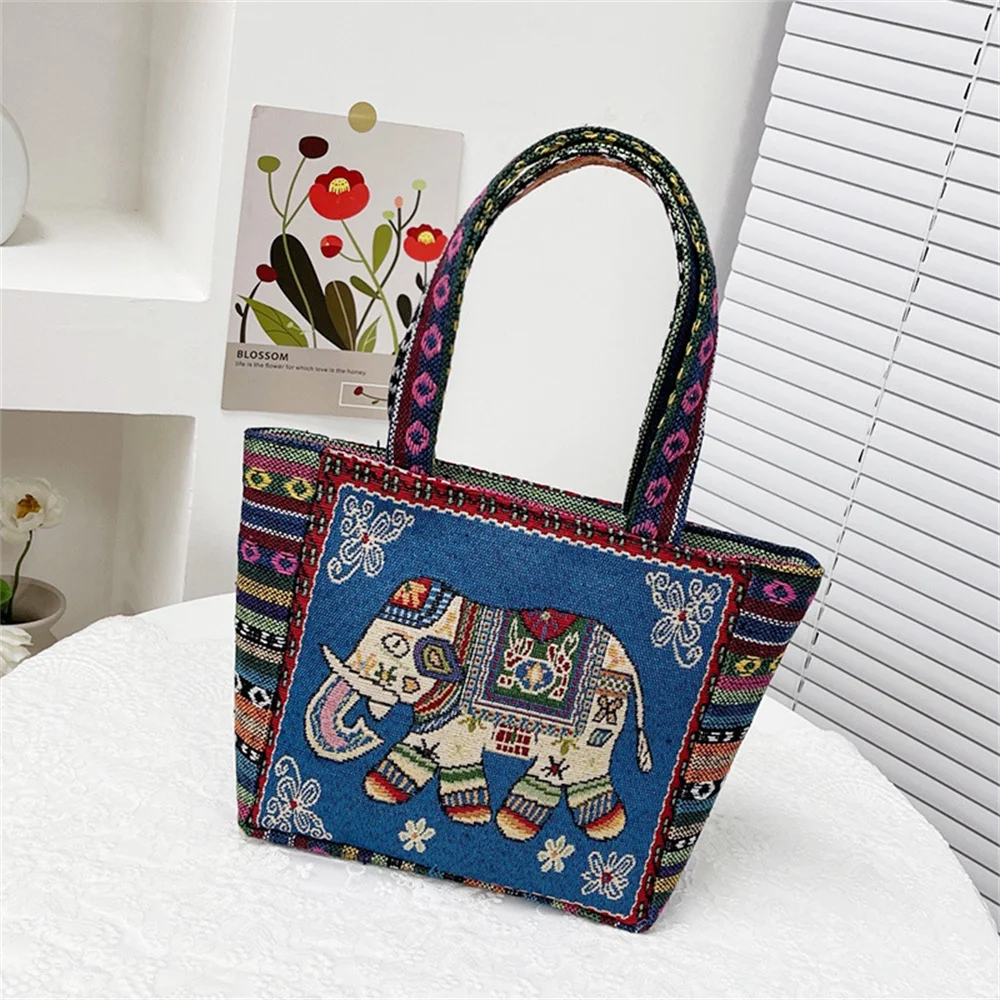 Linen Embroidered Canvas Bag N – Women Bags Malaysia recenzja i cena