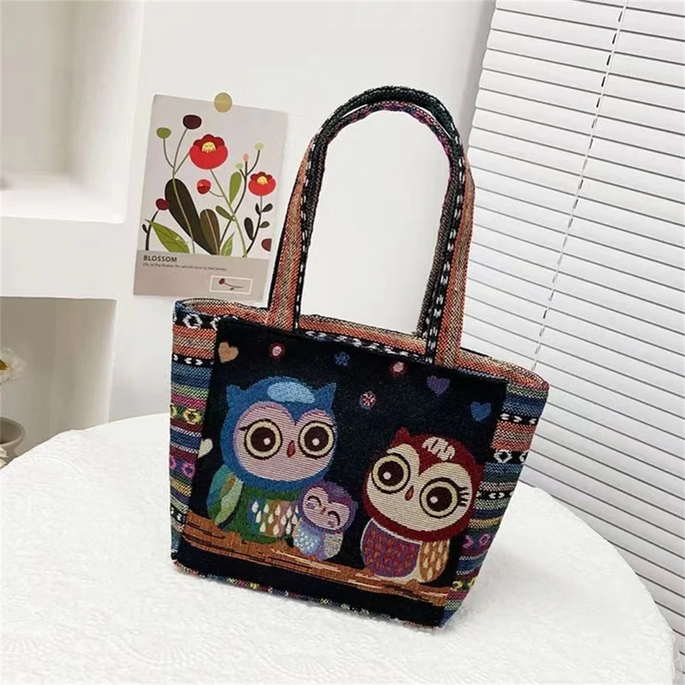 Linen Embroidered Canvas Bag N – Women Bags Malaysia recenzja i cena