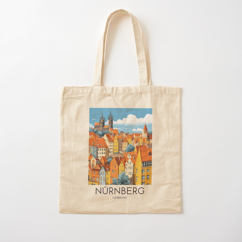 A Pop Art Travel Print of Nürn – Women Bags Germany recenzja i cena