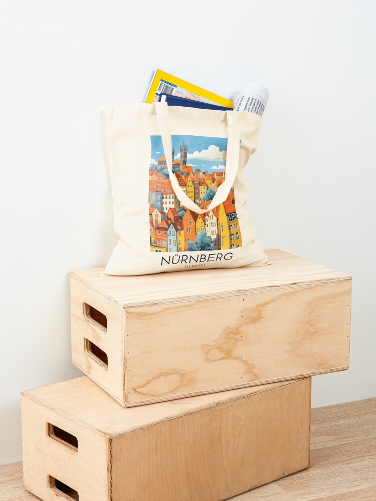 A Pop Art Travel Print of Nürn – Women Bags Germany recenzja i cena