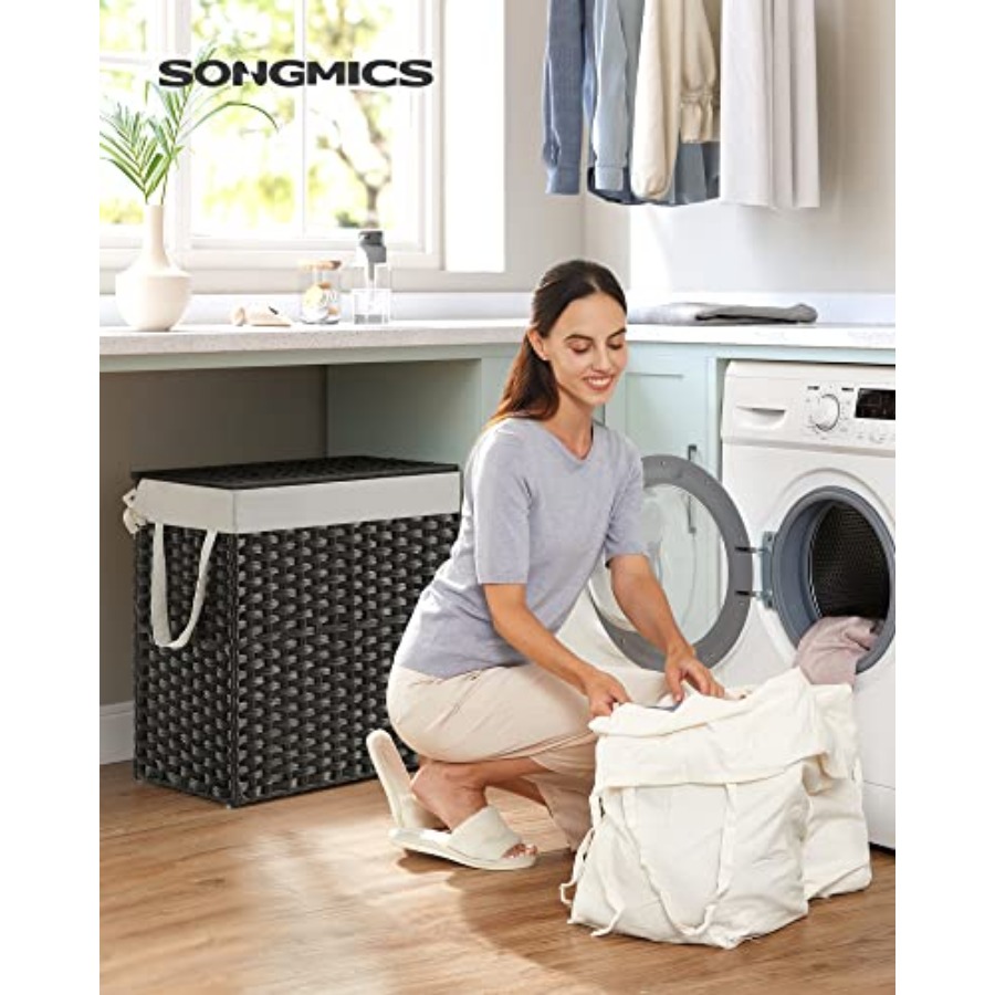 aundry Hamper with id Cothes H – Basket Bag Wicker recenzja i cena
