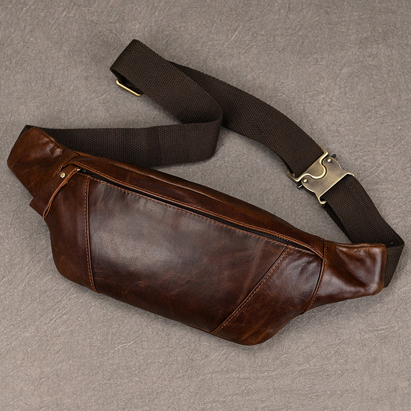 Men's Leather Chest Bags Cross – Saddle Bag Leather recenzja i cena