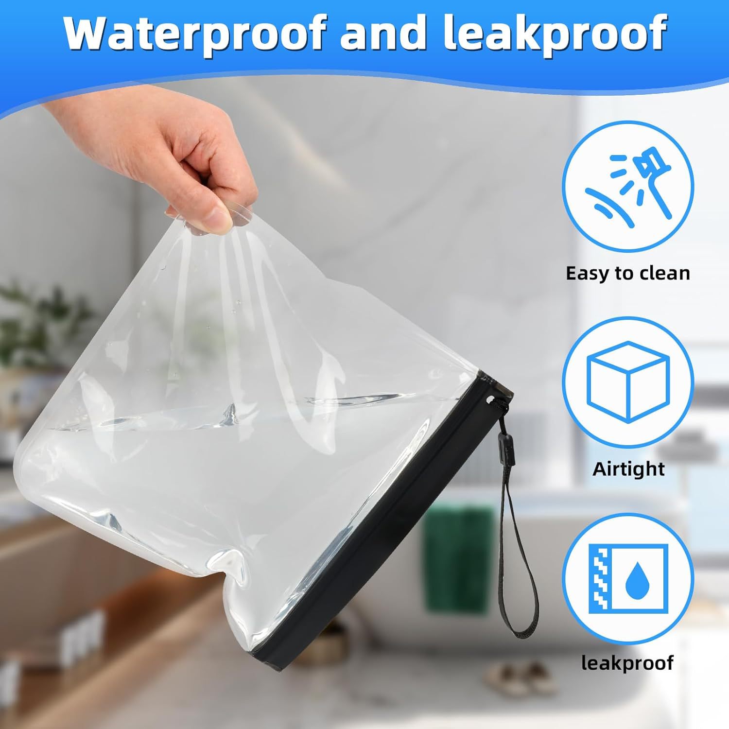 2pcs Luggage Transparent Trave – Women Bags For Airport recenzja i cena