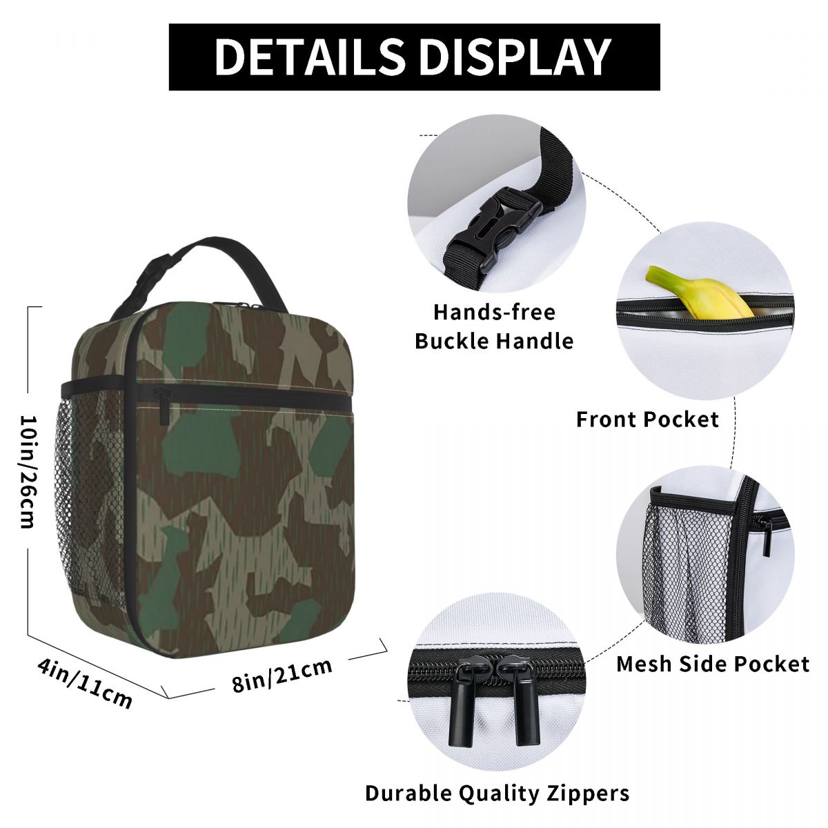 WW2 Germany Military Splinter  – Women Bags Germany recenzja i cena