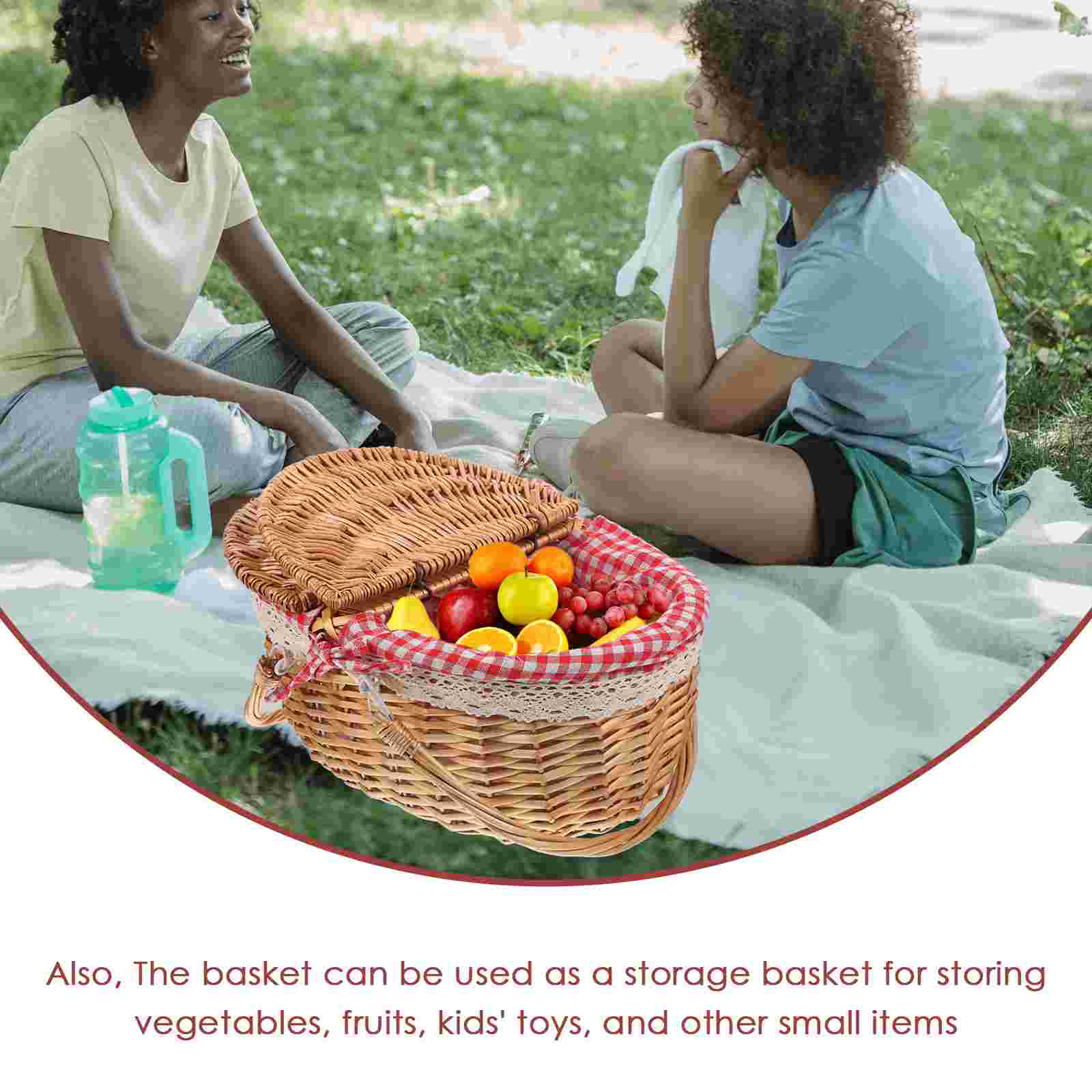  Rattan Picnic Basket Wicker B – Basket Bag Wicker recenzja i cena