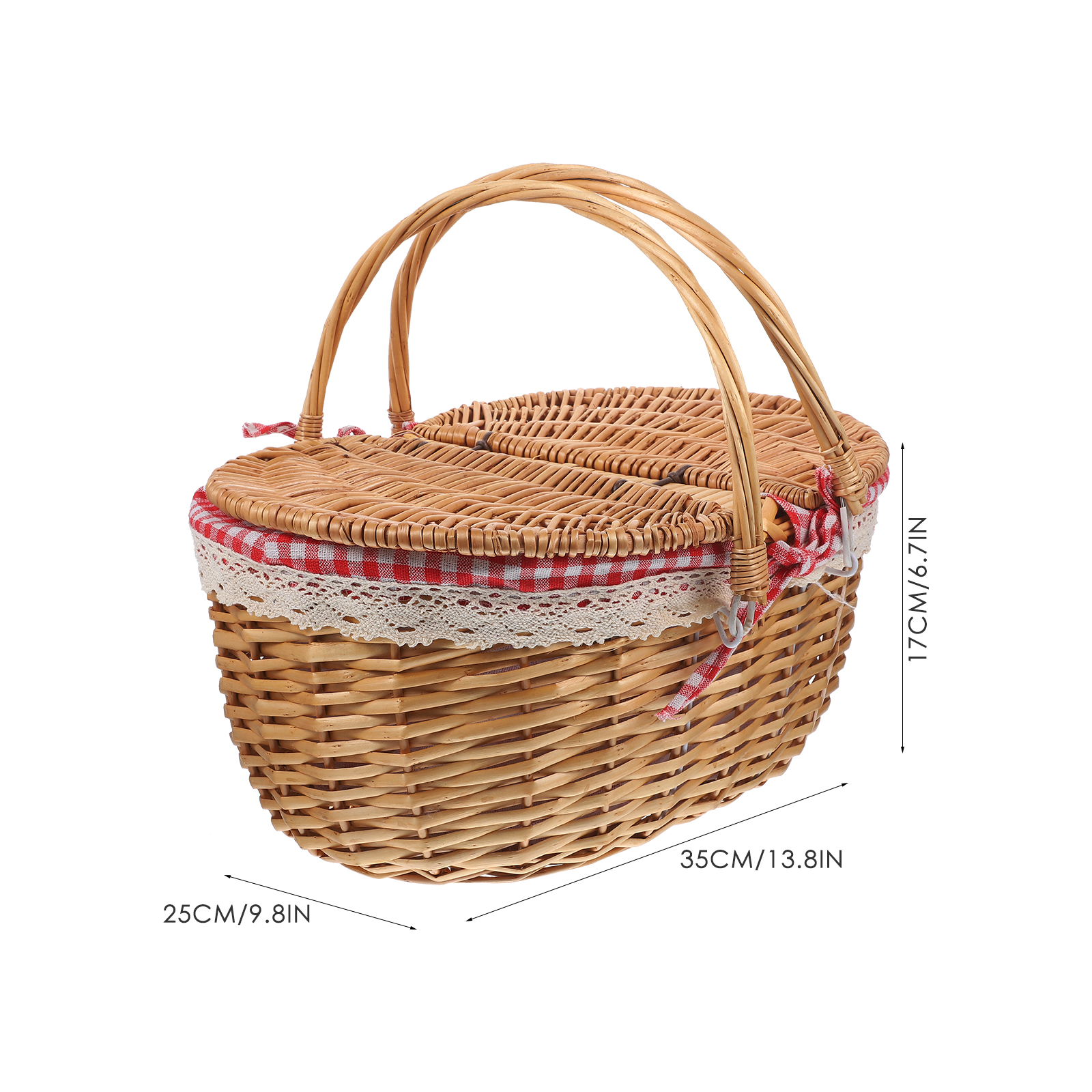  Rattan Picnic Basket Wicker B – Basket Bag Wicker recenzja i cena