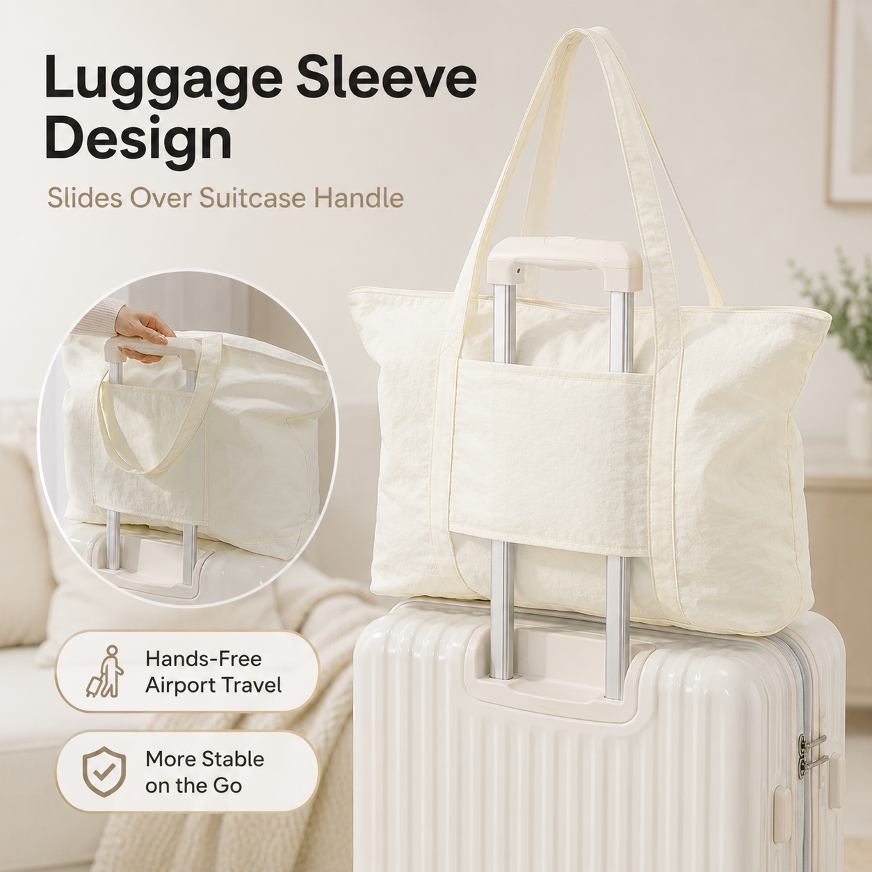 Foldable Travel Bag Luggage Sl – Women Bags For Airport recenzja i cena