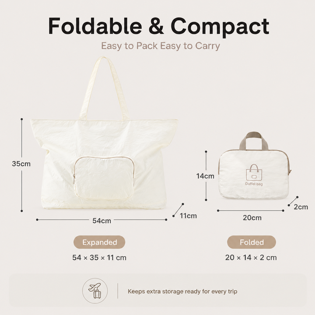 Foldable Travel Bag Luggage Sl – Women Bags For Airport recenzja i cena