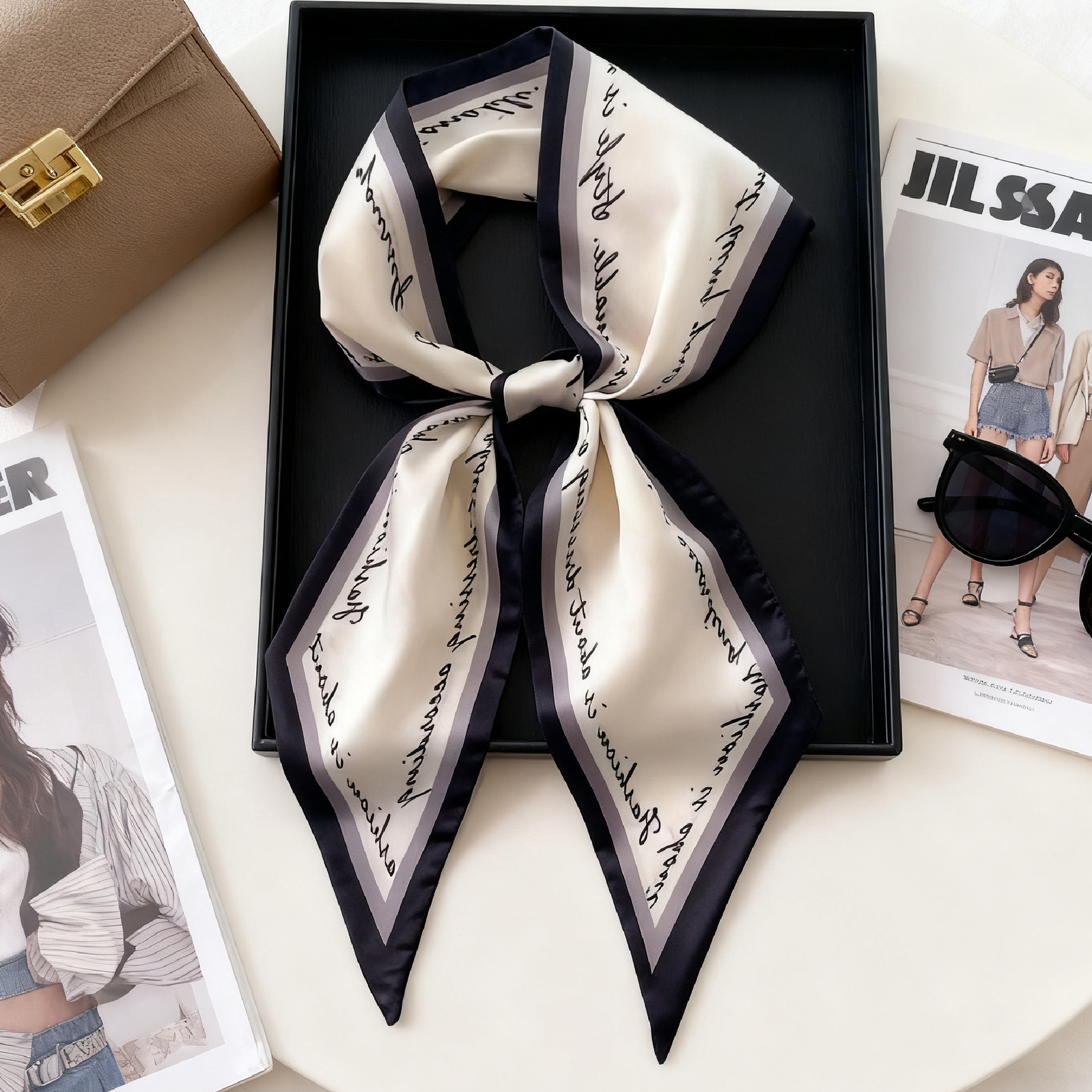 Luxury Long Neckerchief Skinny – Women Bags Online recenzja i cena