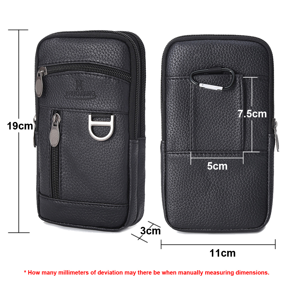 Men Waist Bag Mobile Phone Bag – Saddle Bag Leather recenzja i cena