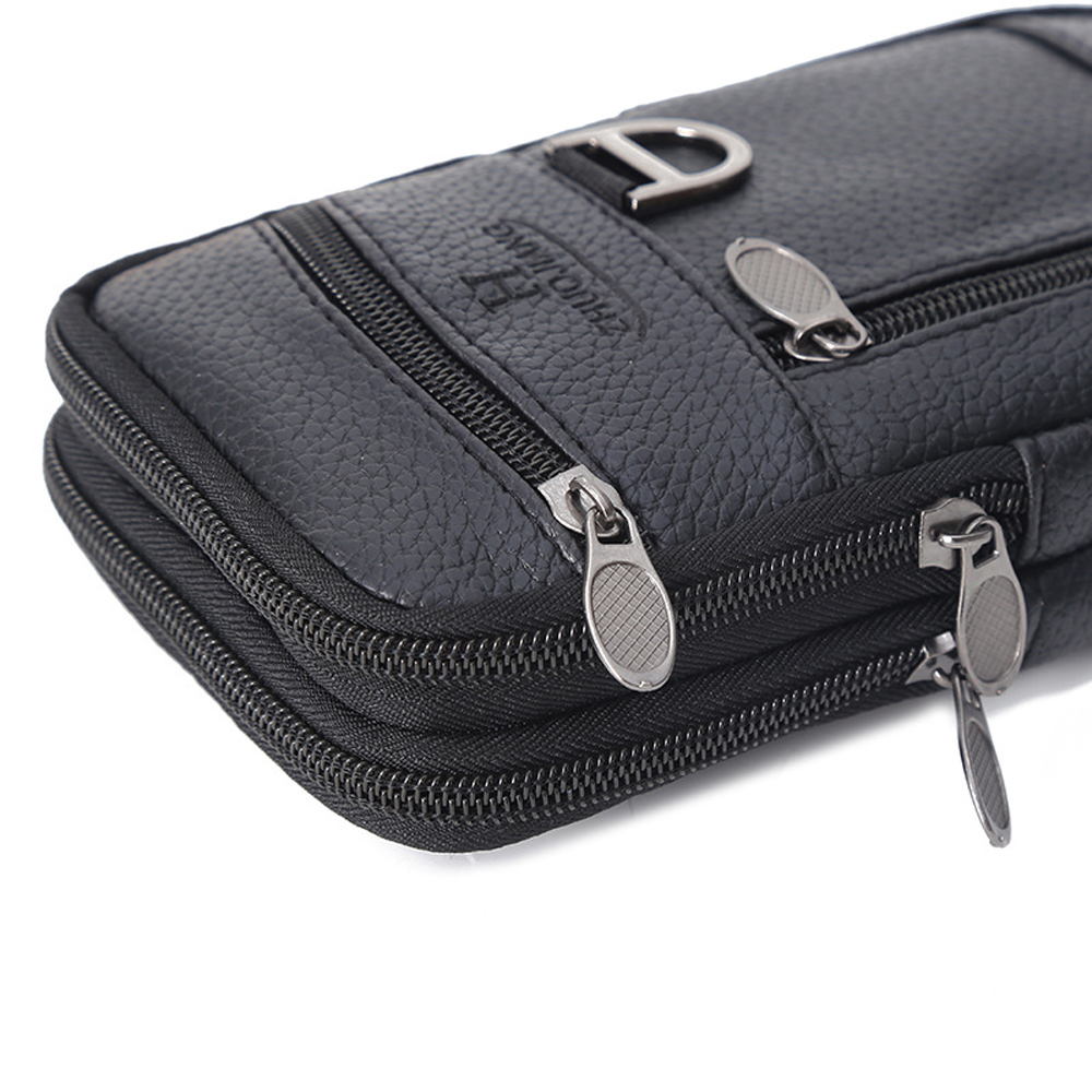 Men Waist Bag Mobile Phone Bag – Saddle Bag Leather recenzja i cena