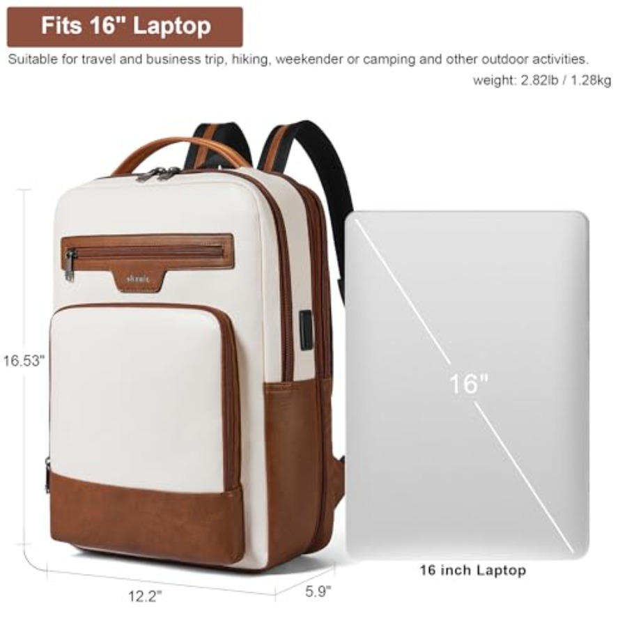 Leather Laptop Backpack for Wo – Women Bags For Women recenzja i cena