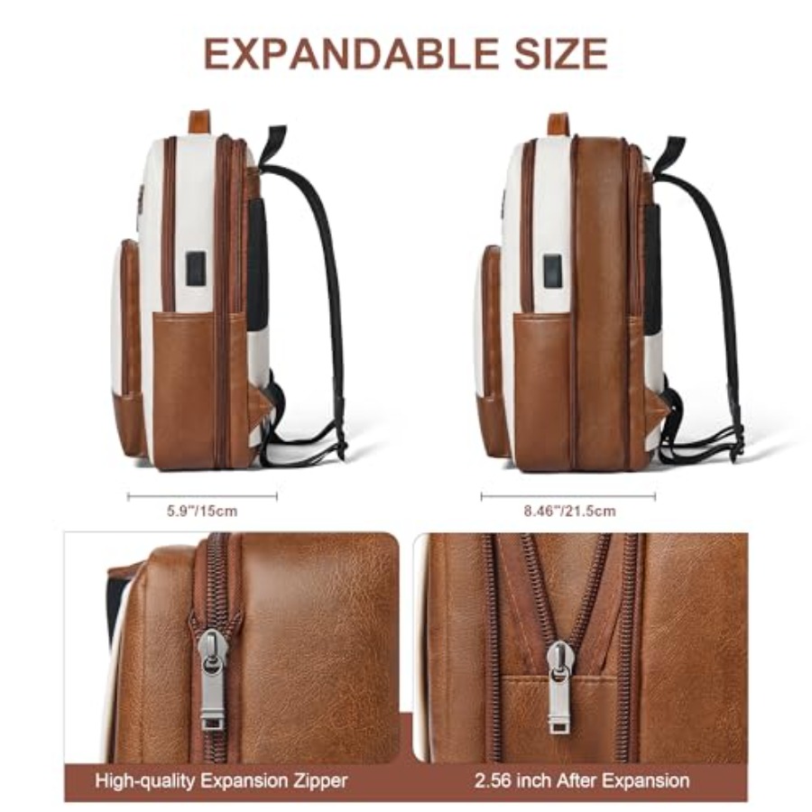 Leather Laptop Backpack for Wo – Women Bags For Women recenzja i cena