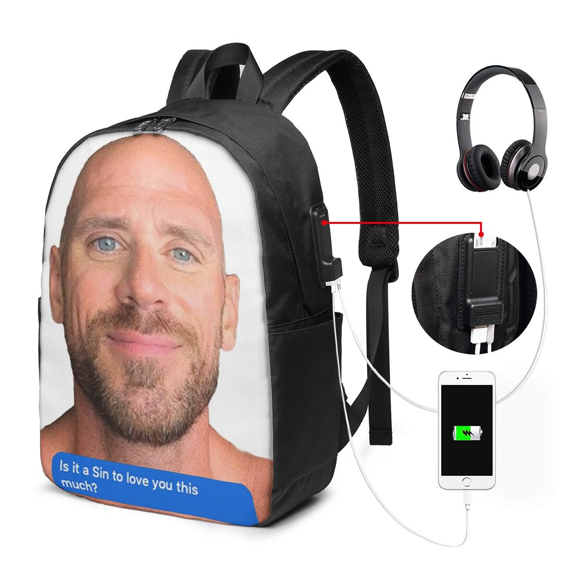 Johnny Sins Flirty Text Bubble – Women Bags For Women recenzja i cena