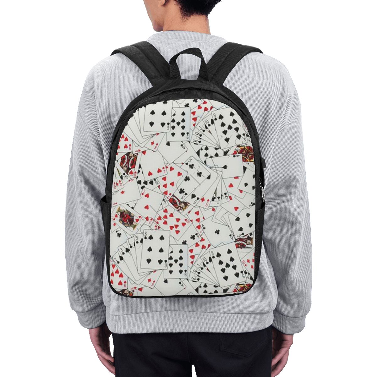Playing Cards Poker Print Back – Women Bags For Women recenzja i cena
