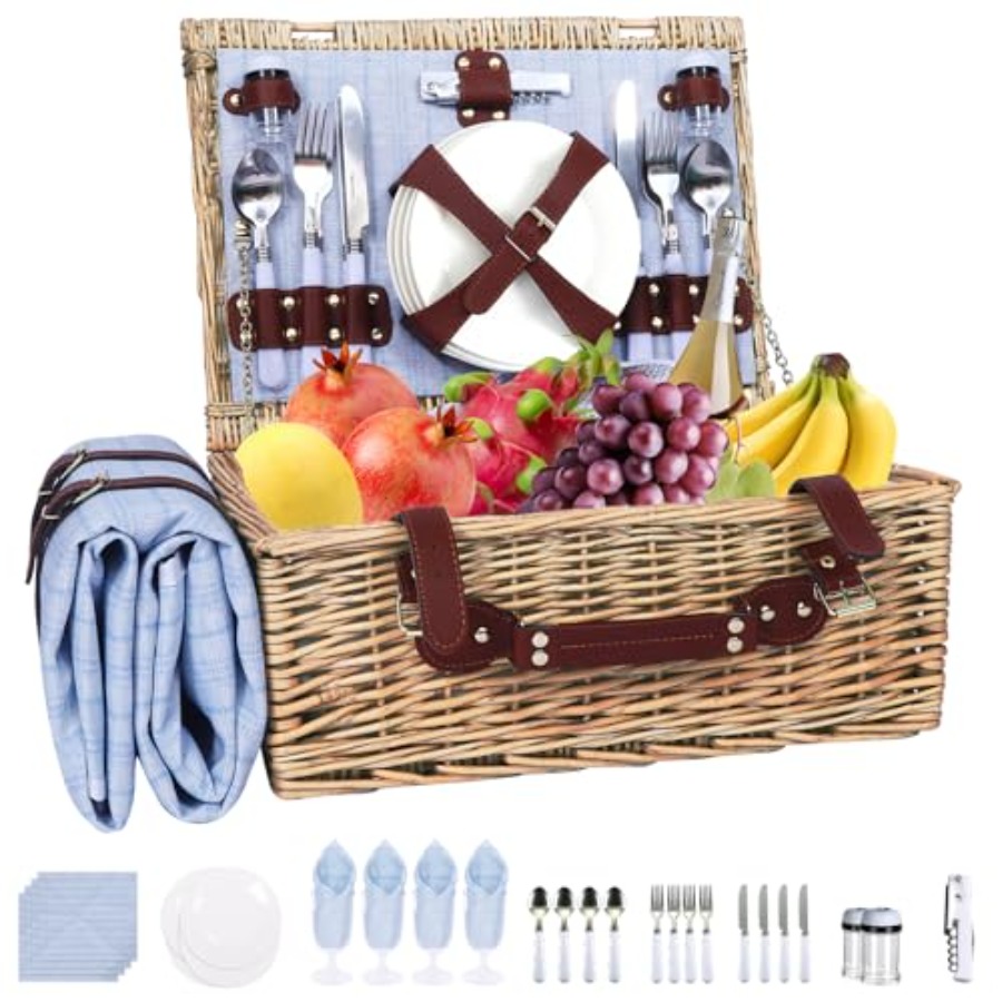 Picnic Baskets Wicker Willow P – Basket Bag Wicker recenzja i cena