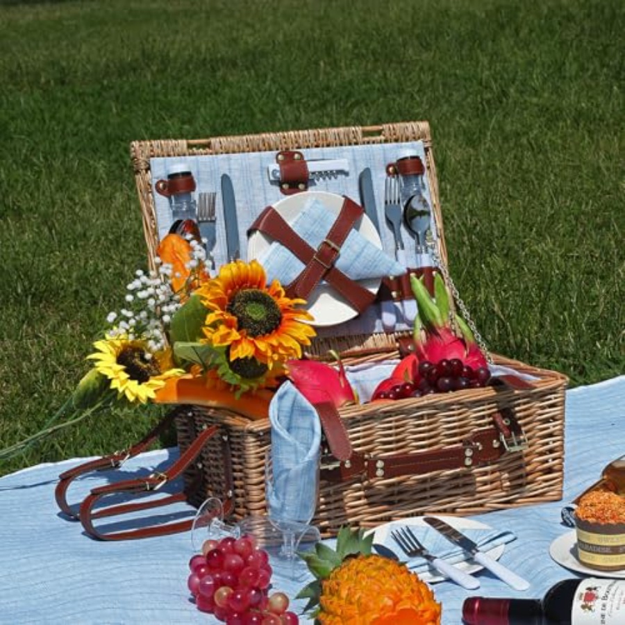 Picnic Baskets Wicker Willow P – Basket Bag Wicker recenzja i cena