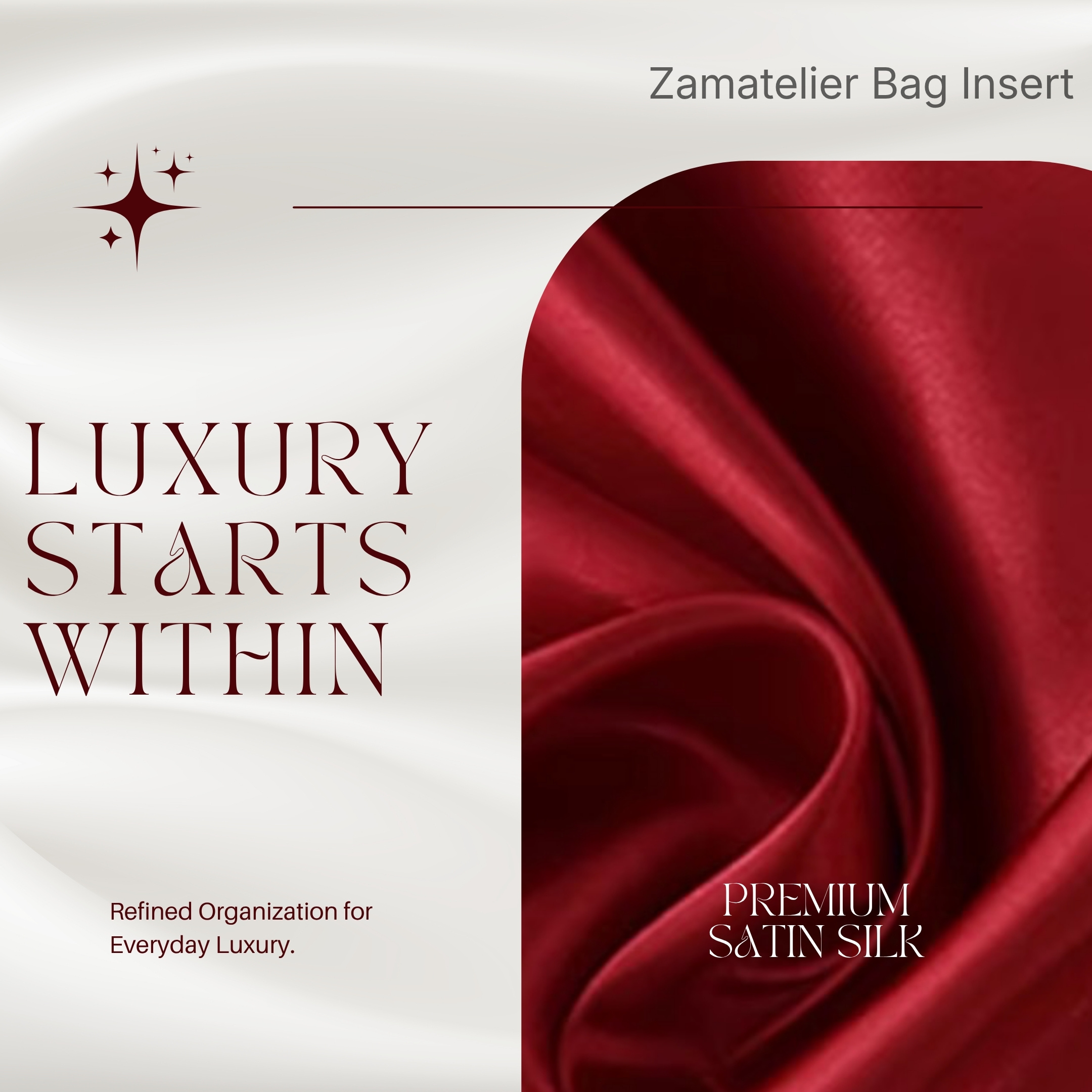 Custom Made Silk Insert for CC – Women Bags For Women recenzja i cena