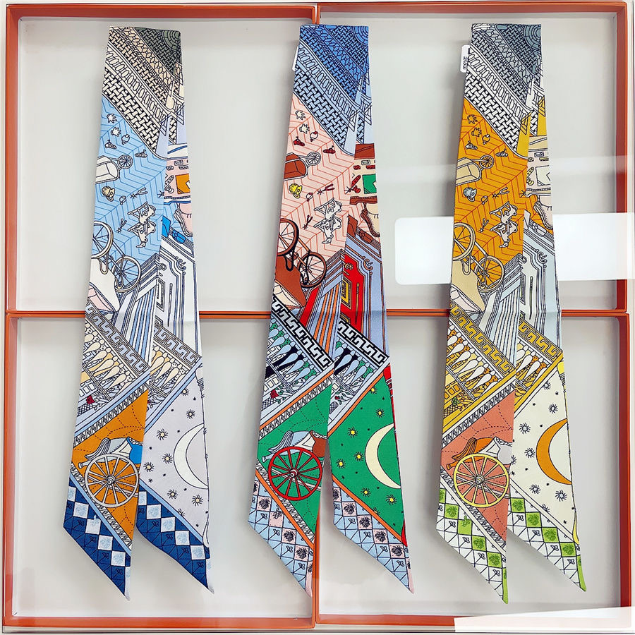 Exotic Printed Silk Scarf for  – Women Bags Polene recenzja i cena