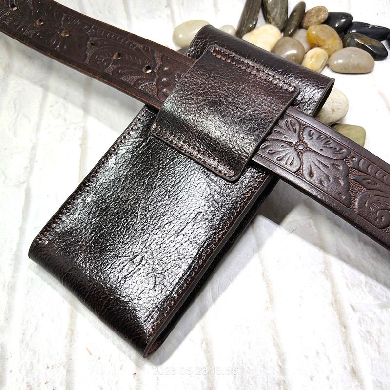 Mobile Phone Waist Bag Holster – Saddle Bag Leather recenzja i cena