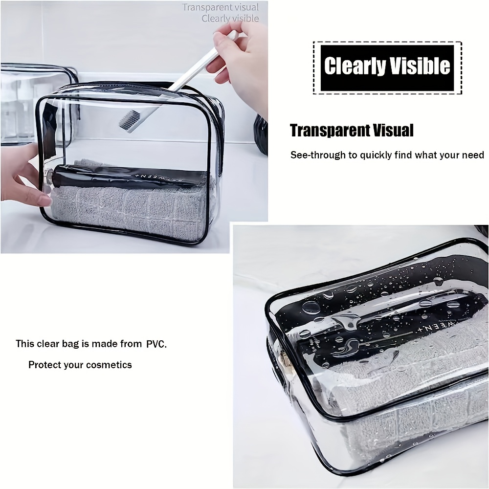 1pc Clear Makeup Bag Transpare – Women Bags For Airport recenzja i cena