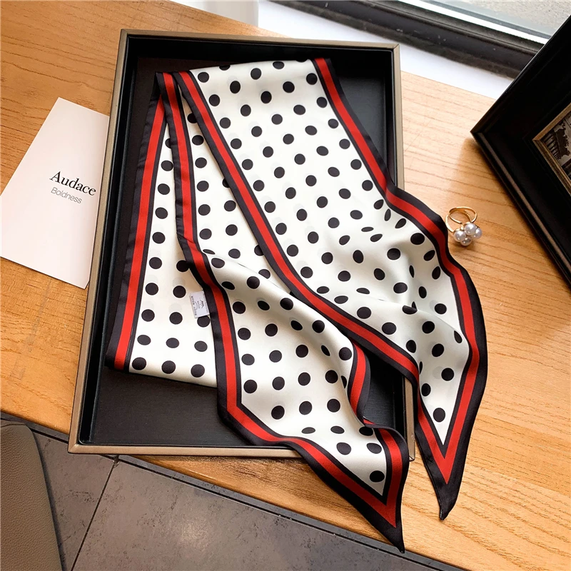 Luxury Long Silk Scarf Female  – Women Bags Online recenzja i cena
