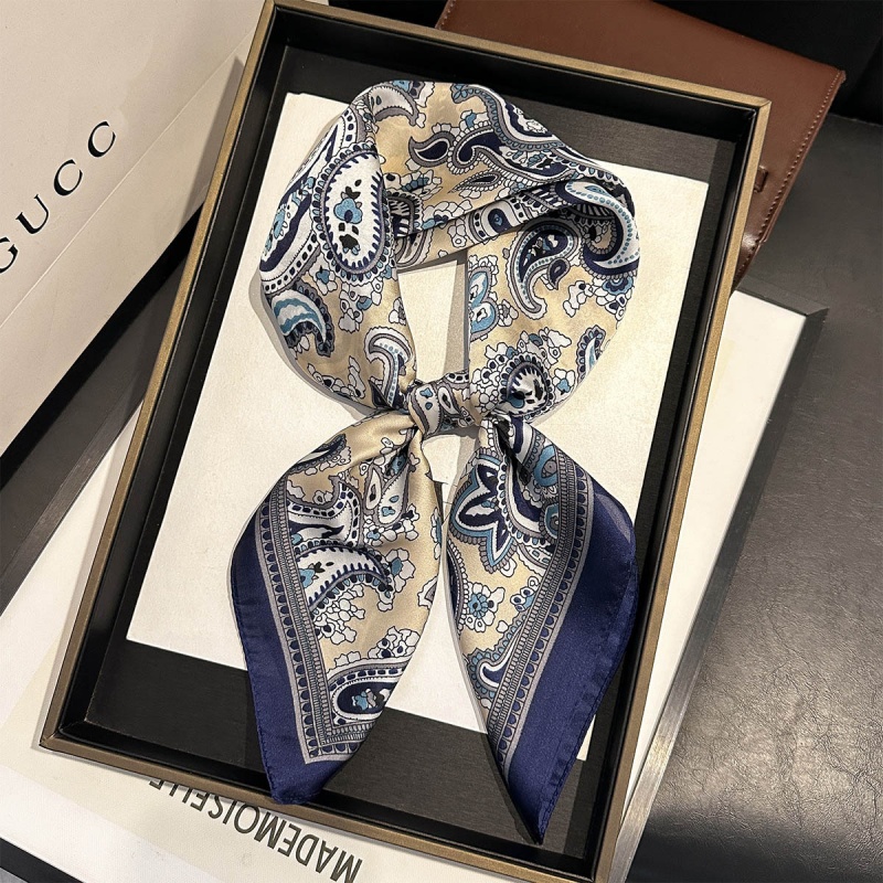 Luxury Satin Square Scarf Pais – Women Bags Online recenzja i cena