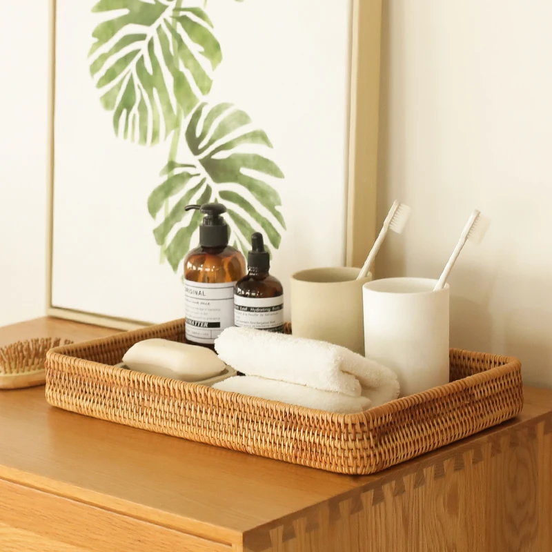 Handwoven Rattan Storage Baske – Basket Bag Wicker recenzja i cena