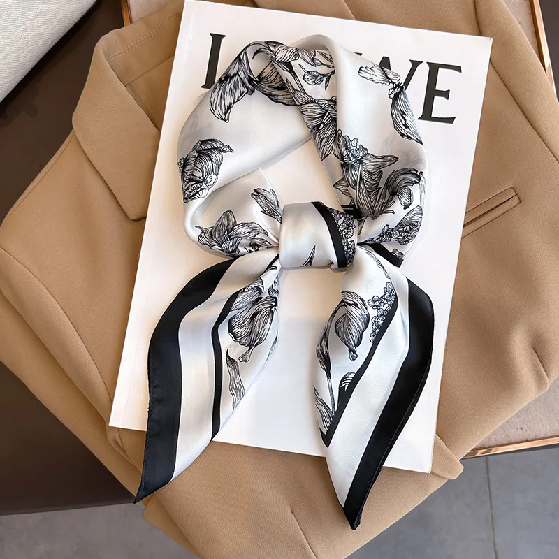 70*70cm Luxury Floral Print Si – Women Bags Online recenzja i cena