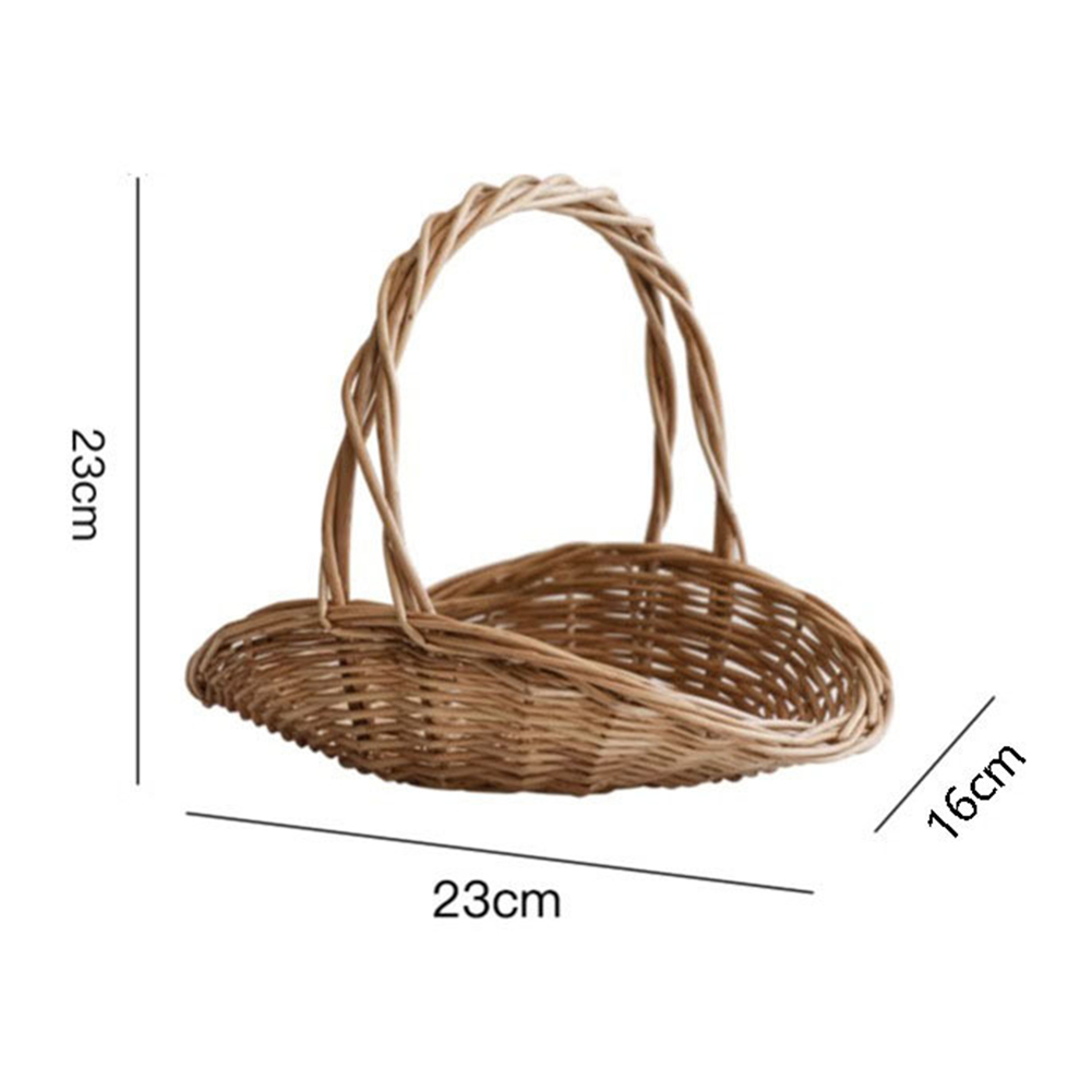 Handwoven wicker basket with c – Basket Bag Wicker recenzja i cena
