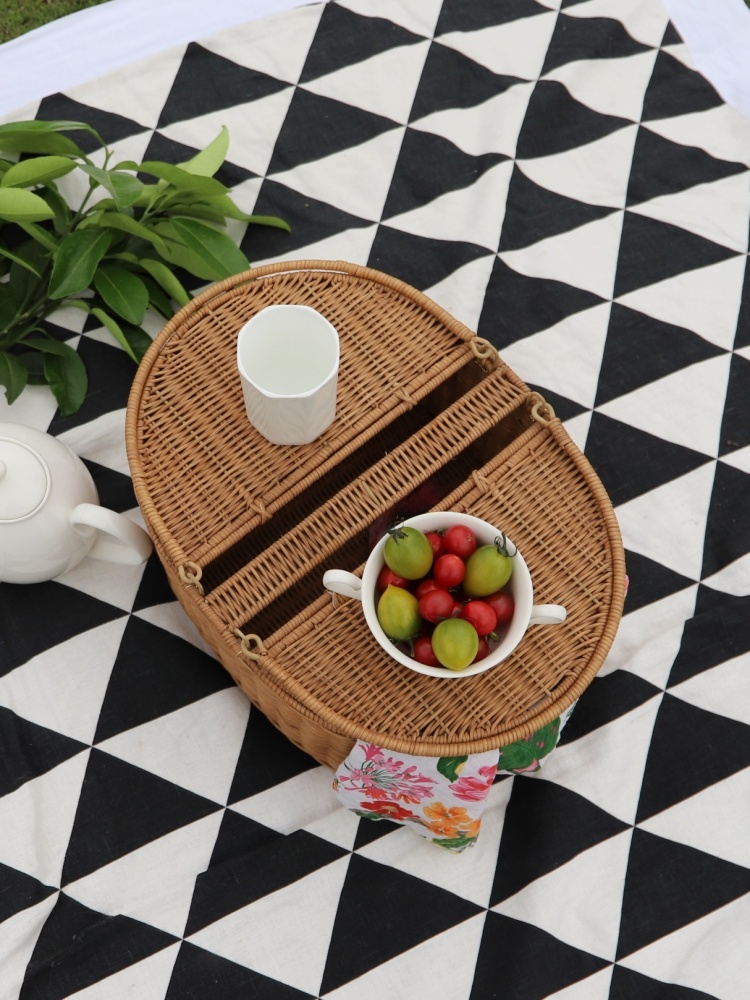 FenEr Wicker Camping Picnic Ba – Basket Bag Wicker recenzja i cena
