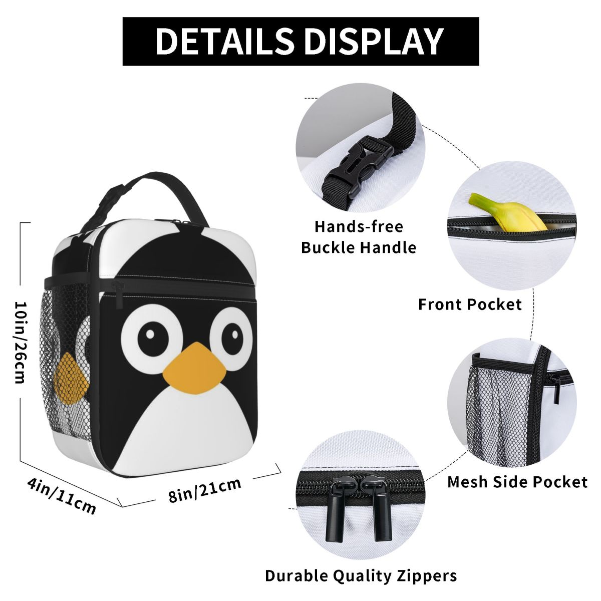 Cute Vector Penguin Insulated  – Women Bags Vector recenzja i cena