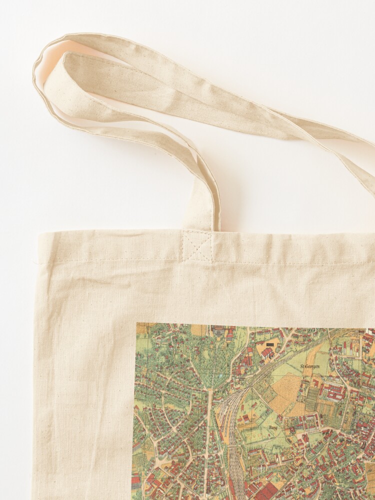 Vintage Map of Bayreuth, Germa – Women Bags Germany recenzja i cena