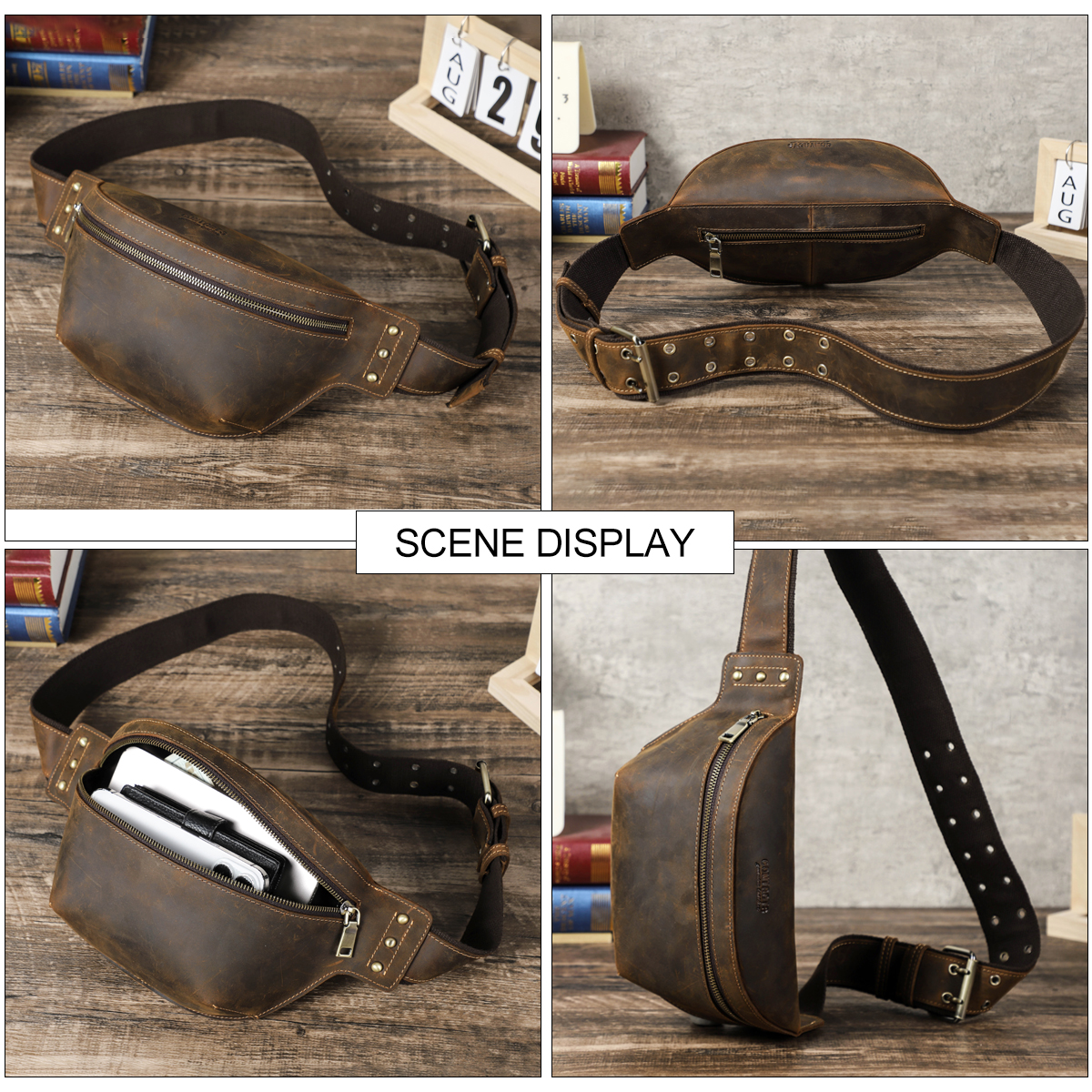 CONTACT'S Genuine Leather Wais – Saddle Bag Leather recenzja i cena