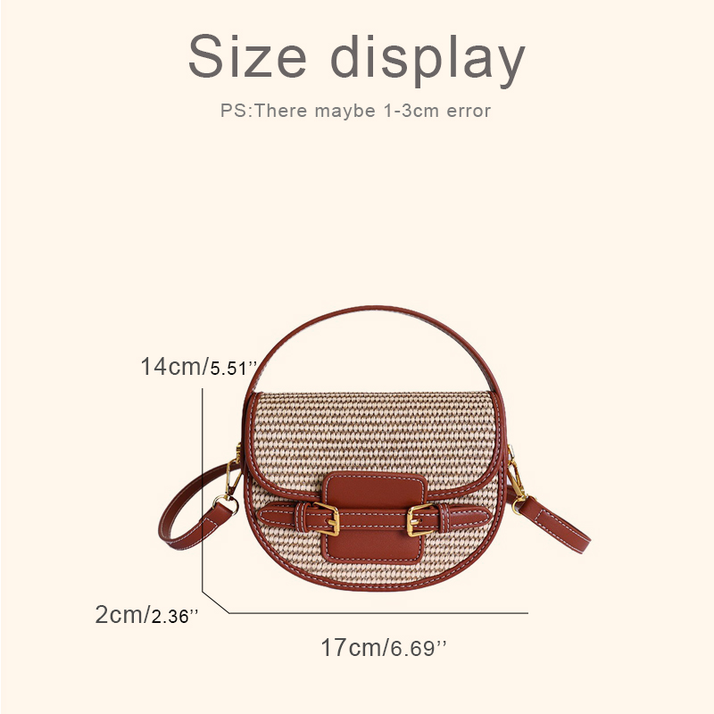 England Style Mini Straw Saddl – Saddle Bag Leather recenzja i cena