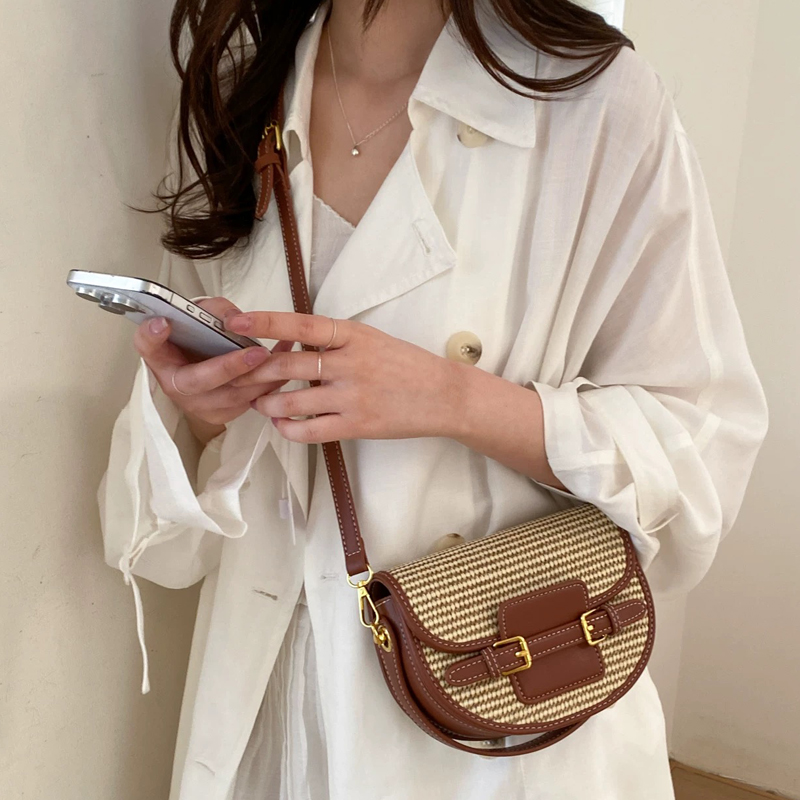 England Style Mini Straw Saddl – Saddle Bag Leather recenzja i cena