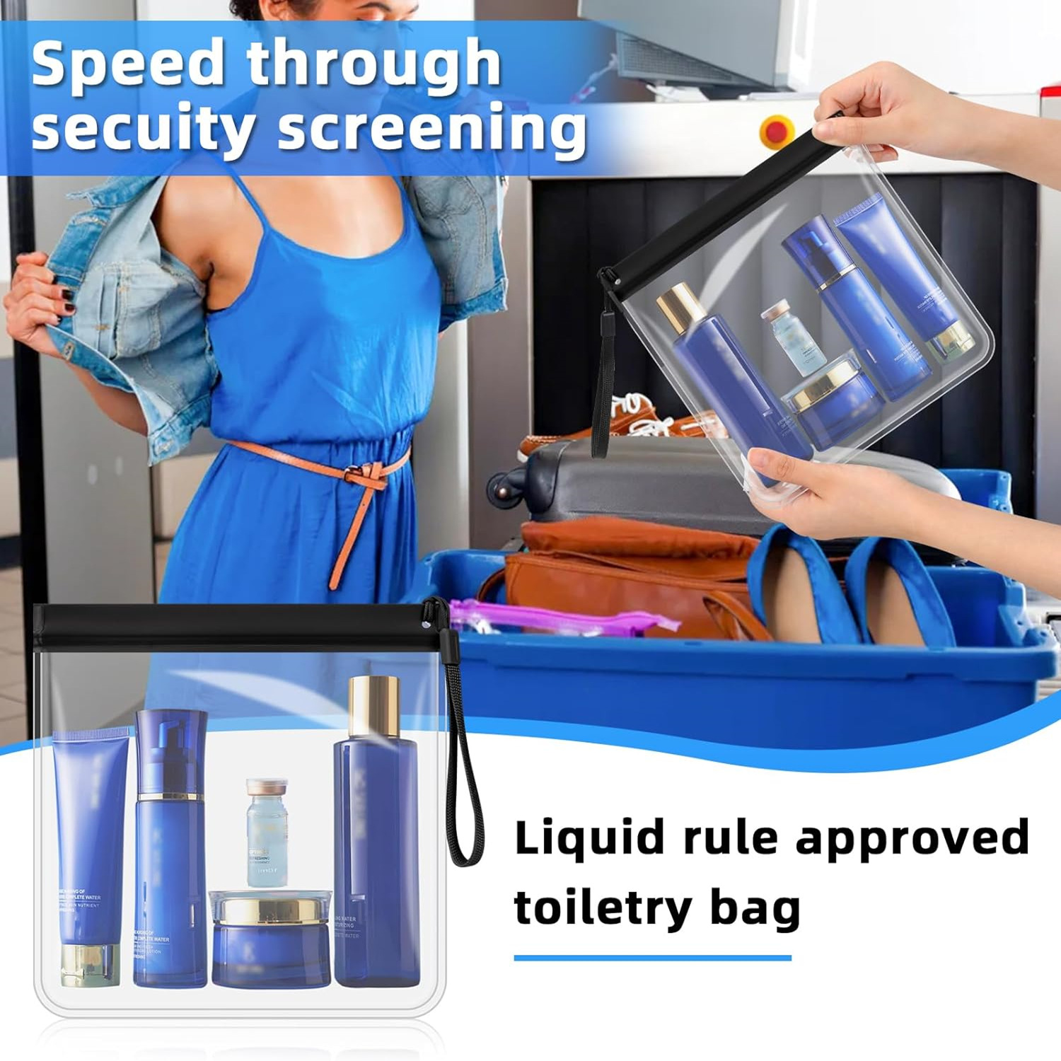 1pc Luggage Transparent Travel – Women Bags For Airport recenzja i cena
