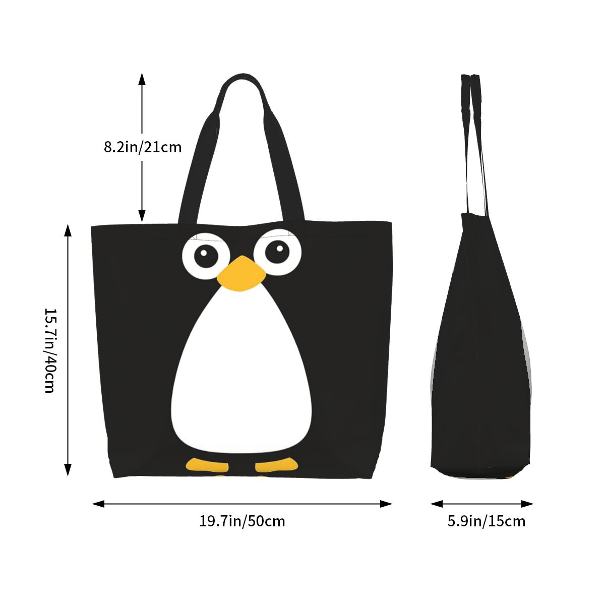 Cute Vector Penguin Shopping T – Women Bags Vector recenzja i cena