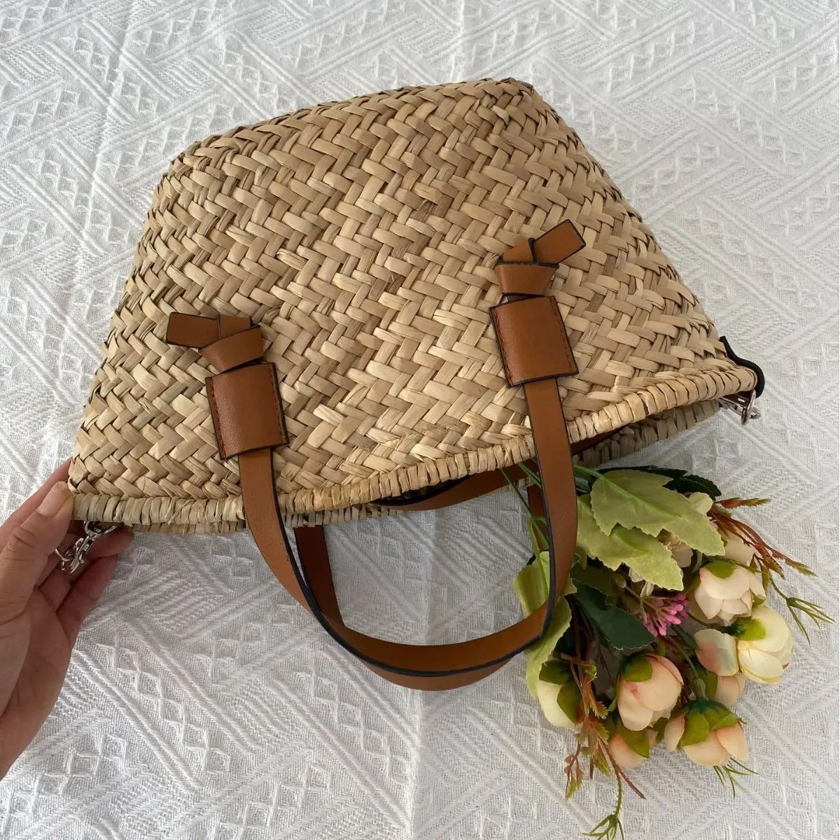 Bohemian Straw Basket Bag Hand – Basket Bag Wicker recenzja i cena
