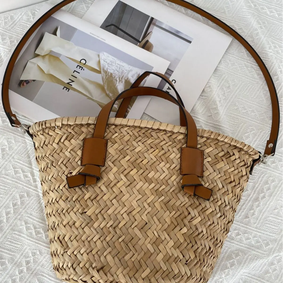 Bohemian Straw Basket Bag Hand – Basket Bag Wicker recenzja i cena