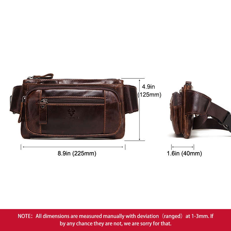 HUMERPAUL Men's Waist Fanny Pa – Saddle Bag Leather recenzja i cena