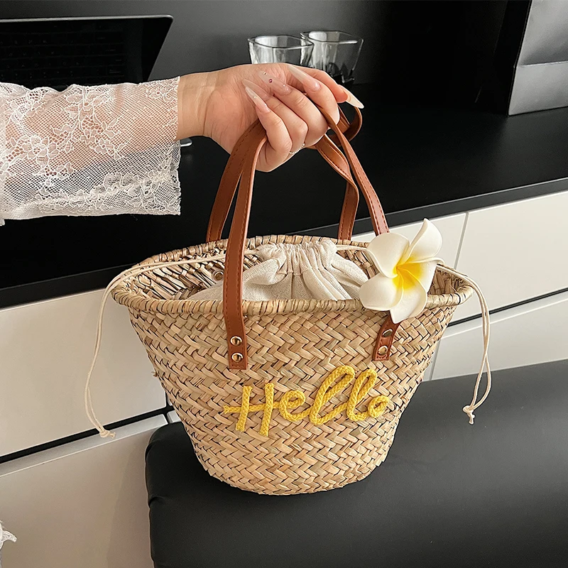 Casual Wicker Woven Basket Bag – Basket Bag Wicker recenzja i cena
