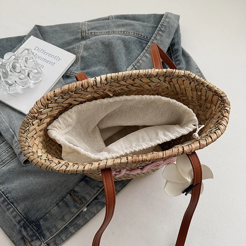 Casual Wicker Woven Basket Bag – Basket Bag Wicker recenzja i cena