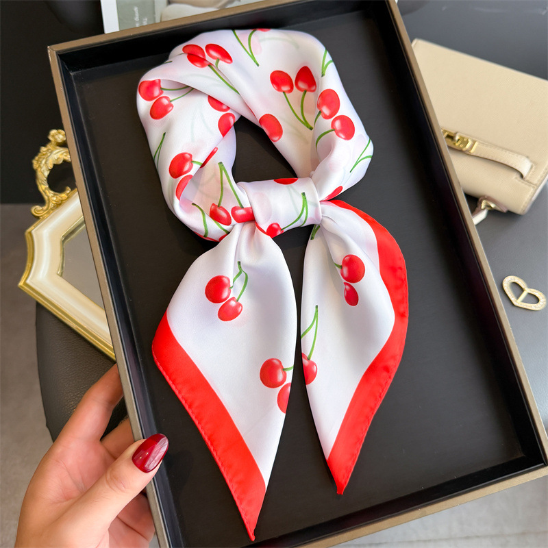 Luxury Square Satin Scarf Wome – Women Bags Online recenzja i cena
